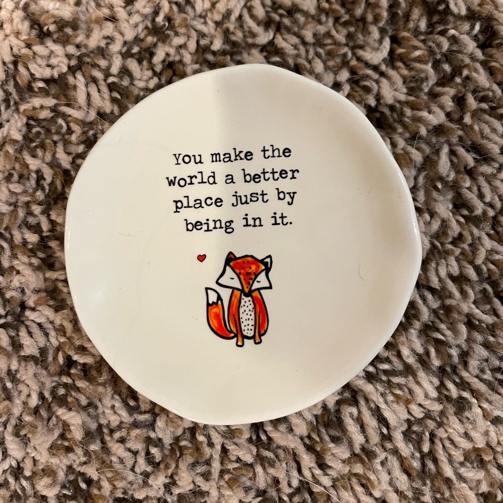 3” Ceramic Plate